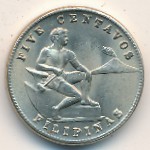 Philippines, 5 centavos, 1944–1945