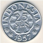 Индонезия, 25 сен (1955&ndash;1957 г.)