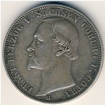 Saxe-Coburg-Gotha, 1 thaler, 1862–1870