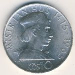 Czechoslovakia, 10 korun, 1965