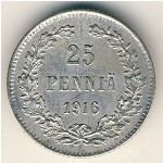 Финляндия, 25 пенни (1872&ndash;1917 г.)