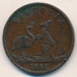 Australia, 1 penny, 1862