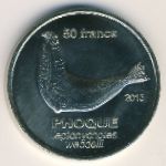 Crozet Islands., 50 francs, 2013