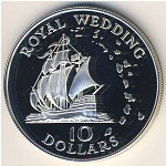 East Caribbean States, 10 dollars, 1981