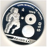 Mexico, 50 pesos, 1985