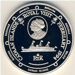 Cayman Islands, 1 dollar, 1994