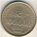 Турция, 100000 лир (1999–2000 г.)