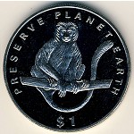 Eritrea, 1 dollar, 1994