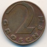 Austria, 2 groschen, 1925–1938