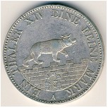 Anhalt-Bernburg, 1 thaler, 1846&ndash;1855