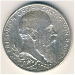 Baden, 2 mark, 1902