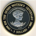 Niue, 5 dollars, 2000