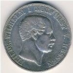 Гессен-Кассель, 1 талер (1851&ndash;1855 г.)
