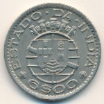 Portuguese India, 6 escudos, 1959