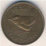 Великобритания, 1 фартинг (1949&ndash;1952 г.)