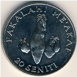 Тонга, 20 сенити (1981&ndash;2004 г.)