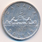 Канада, 1 доллар (1953–1963 г.)