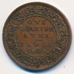 British West Indies, 1/4 anna, 1903–1906