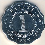 Белиз, 1 цент (1976&ndash;2007 г.)