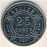 Белиз, 25 центов (2007 г.)