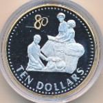East Caribbean States, 10 dollars, 2006