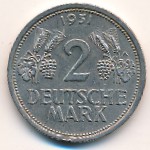 West Germany, 2 mark, 1951