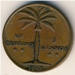 Dominican Republic, 1 centavo, 1937–1961