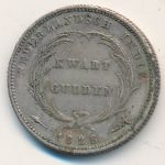 Netherlands East Indies, 1/4 gulden, 1826–1840