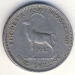 Rhodesia and Nyasaland, 1 shilling, 1955–1957