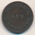 Canada, 1 cent, 1855