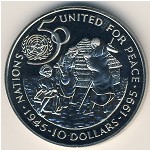 Намибия, 10 долларов (1995 г.)