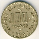 Мали, 100 франков (1975 г.)