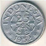 Индонезия, 25 сен (1952 г.)