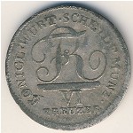 Вюртемберг, 6 крейцеров (1806&ndash;1814 г.)
