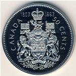 Canada, 50 cents, 1992