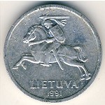 Литва, 1 цент (1991 г.)