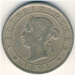 Jamaica, 1 penny, 1869–1900