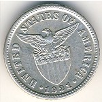 Philippines, 10 centavos, 1907–1935