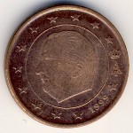 Belgium, 5 euro cent, 1999–2007
