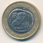 Greece, 1 euro, 2007–2012