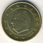 Belgium, 50 euro cent, 1999–2006