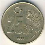 Турция, 25000 лир (1995–2000 г.)