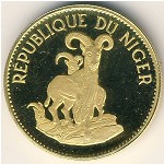 Niger, 25 francs, 1968