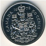 Canada, 50 cents, 1978–1989