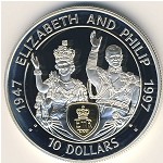 Восточные Карибы, 10 долларов (1997 г.)