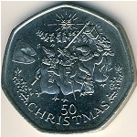 Gibraltar, 50 pence, 1995