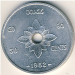 Лаос, 50 центов (1952 г.)