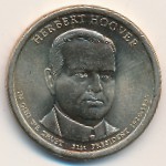 США, 1 доллар (2014 г.)