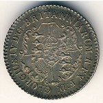 British West Indies, 1/16 dollar, 1820–1822