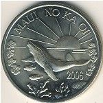 Hawaiian Islands., 1 dollar, 2006